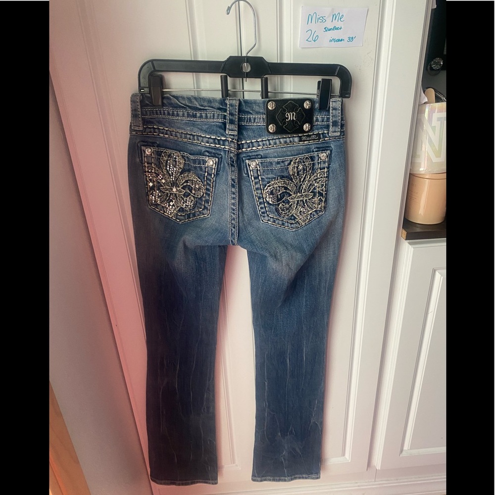 Miss me size 26 bling jeans